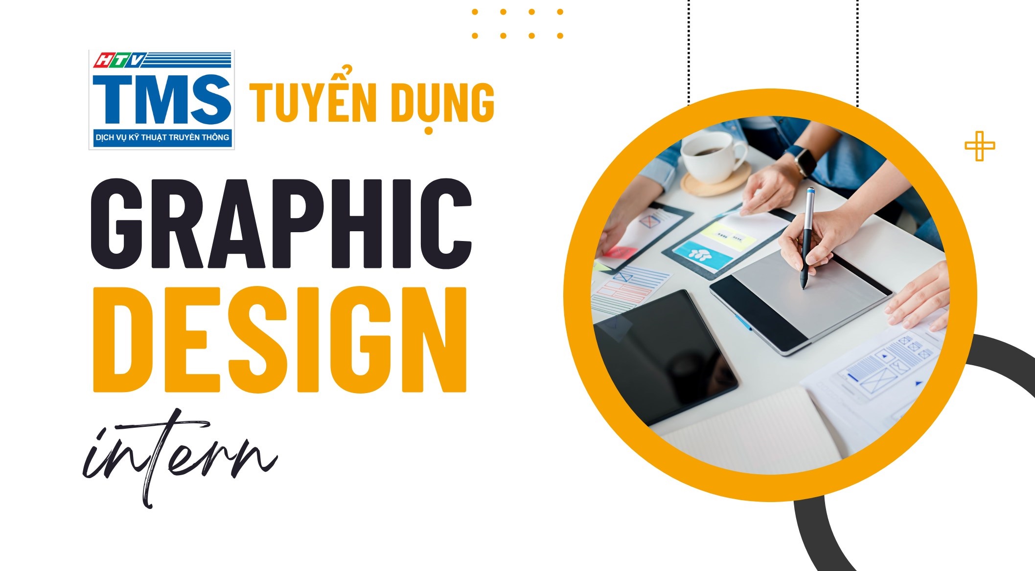 Tuyển Dụng Graphic Designer Intern | HTV - TMS